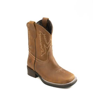 0130CDN Caballo Dorado niño rodeo cuadrada