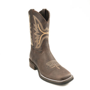 0219CDJ Bota Caballo Dorado dama y juvenil rodeo moka