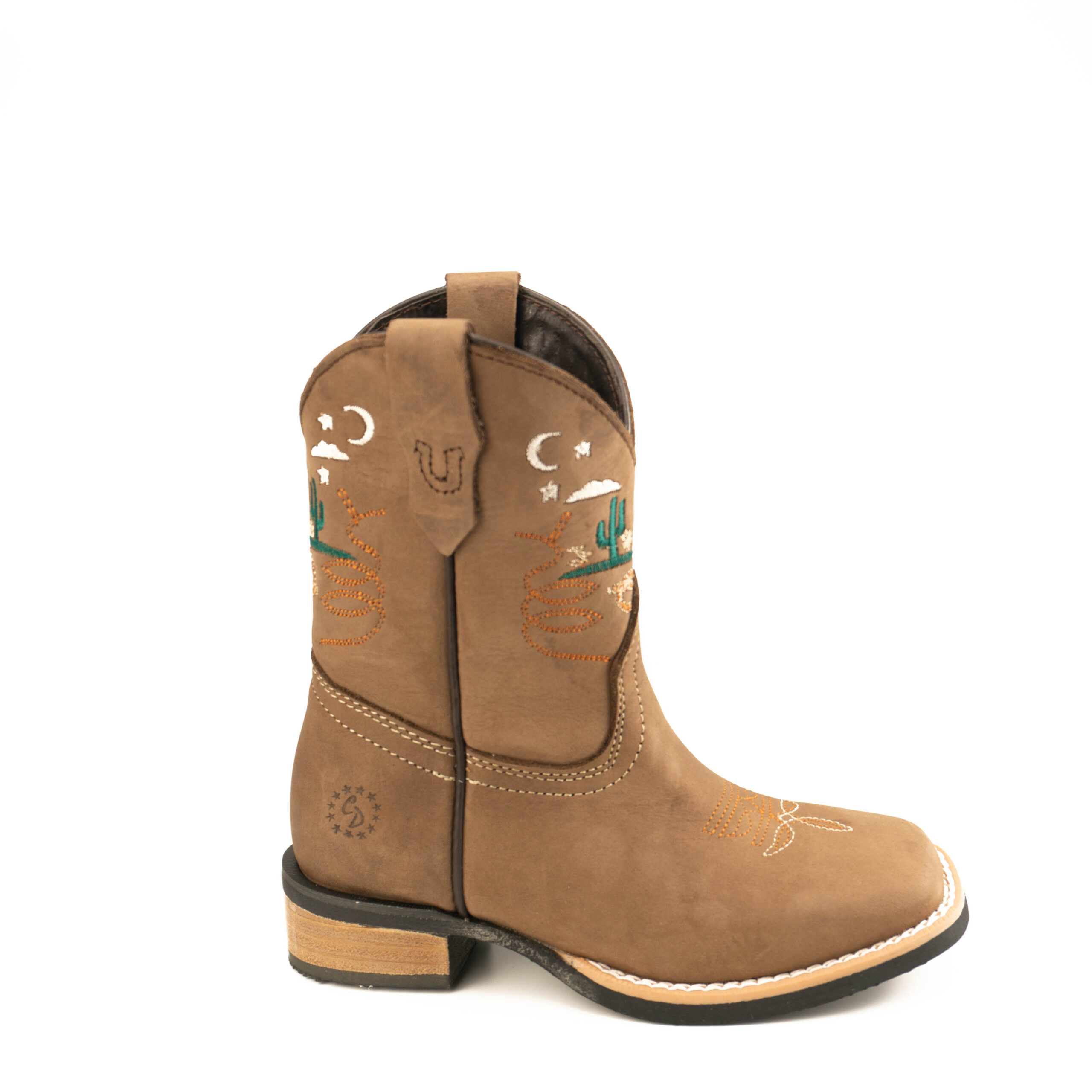 0194CDN Bota Caballo Dorado niño rodeo cactus - Image 4