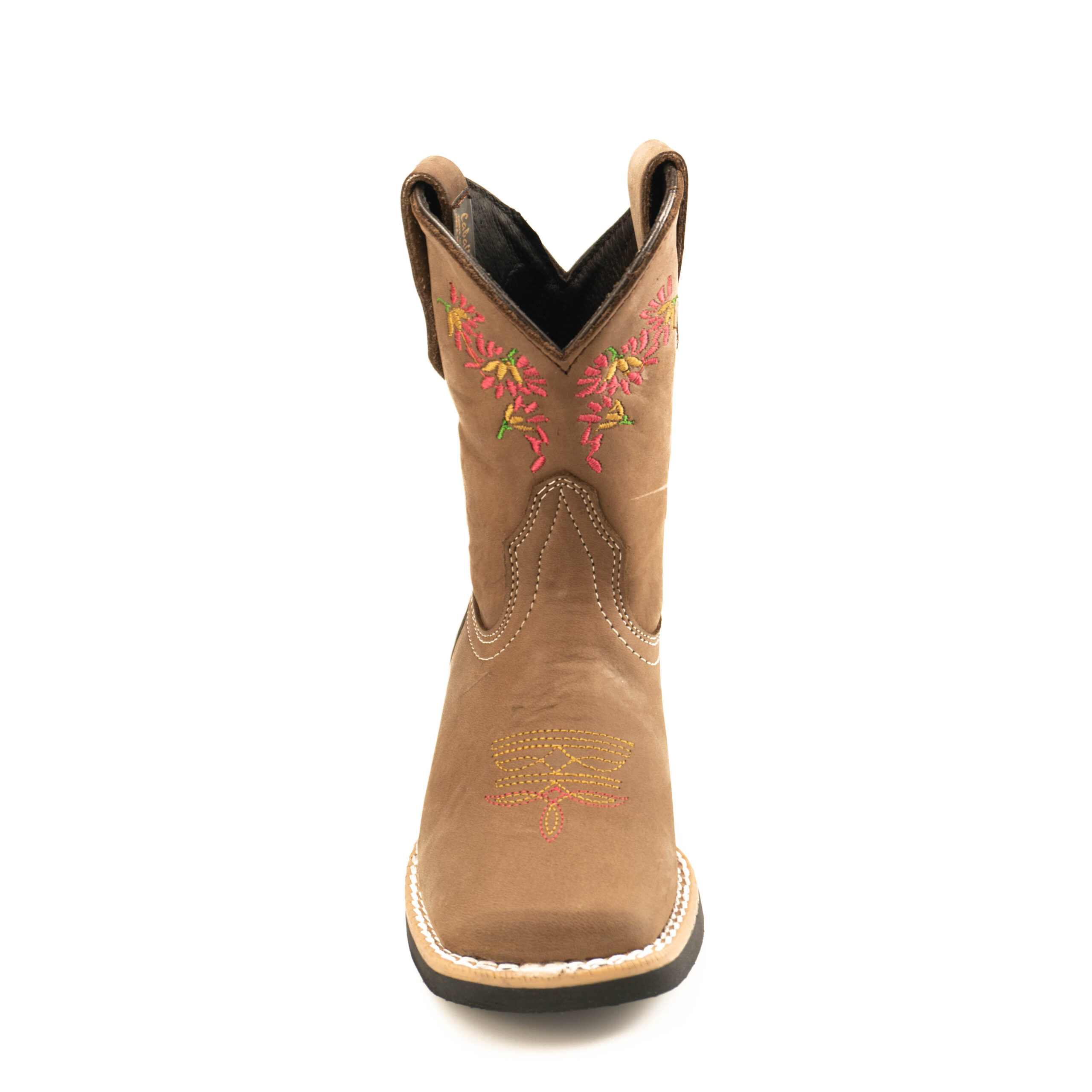 0198CDN Bota Caballo Dorado niña rodeo flores - Image 7