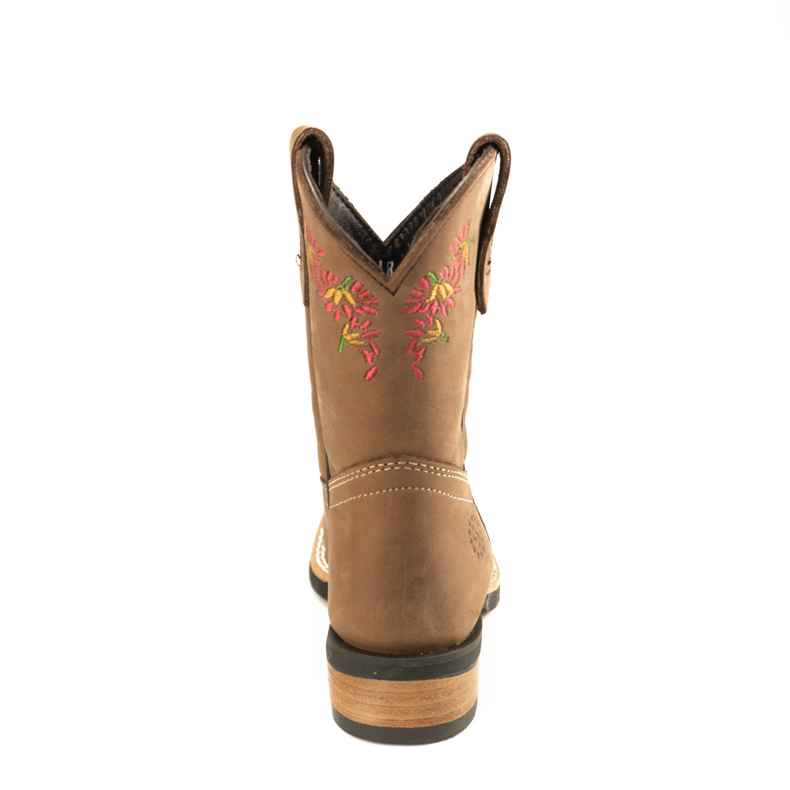 0198CDN Bota Caballo Dorado niña rodeo flores - Image 6