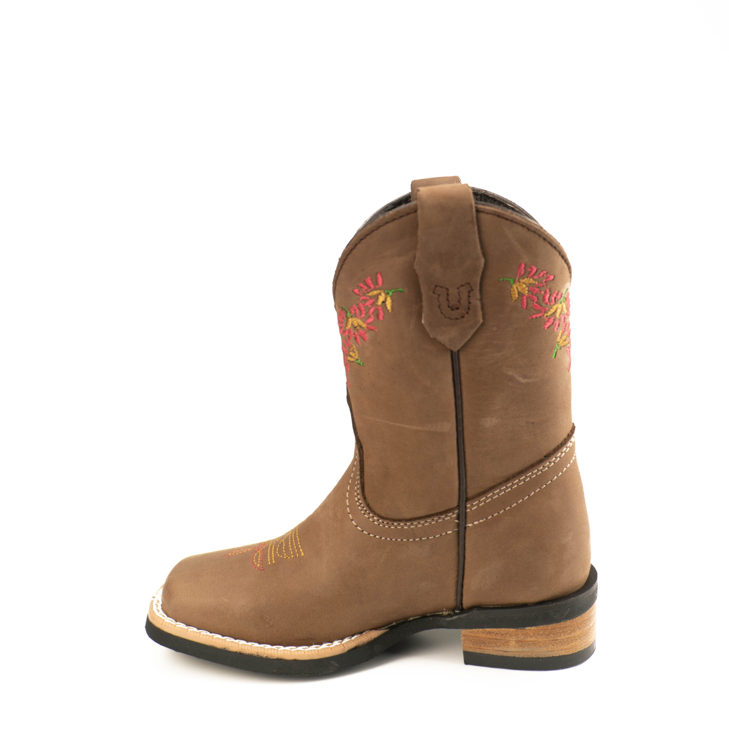 0198CDN Bota Caballo Dorado niña rodeo flores - Image 5