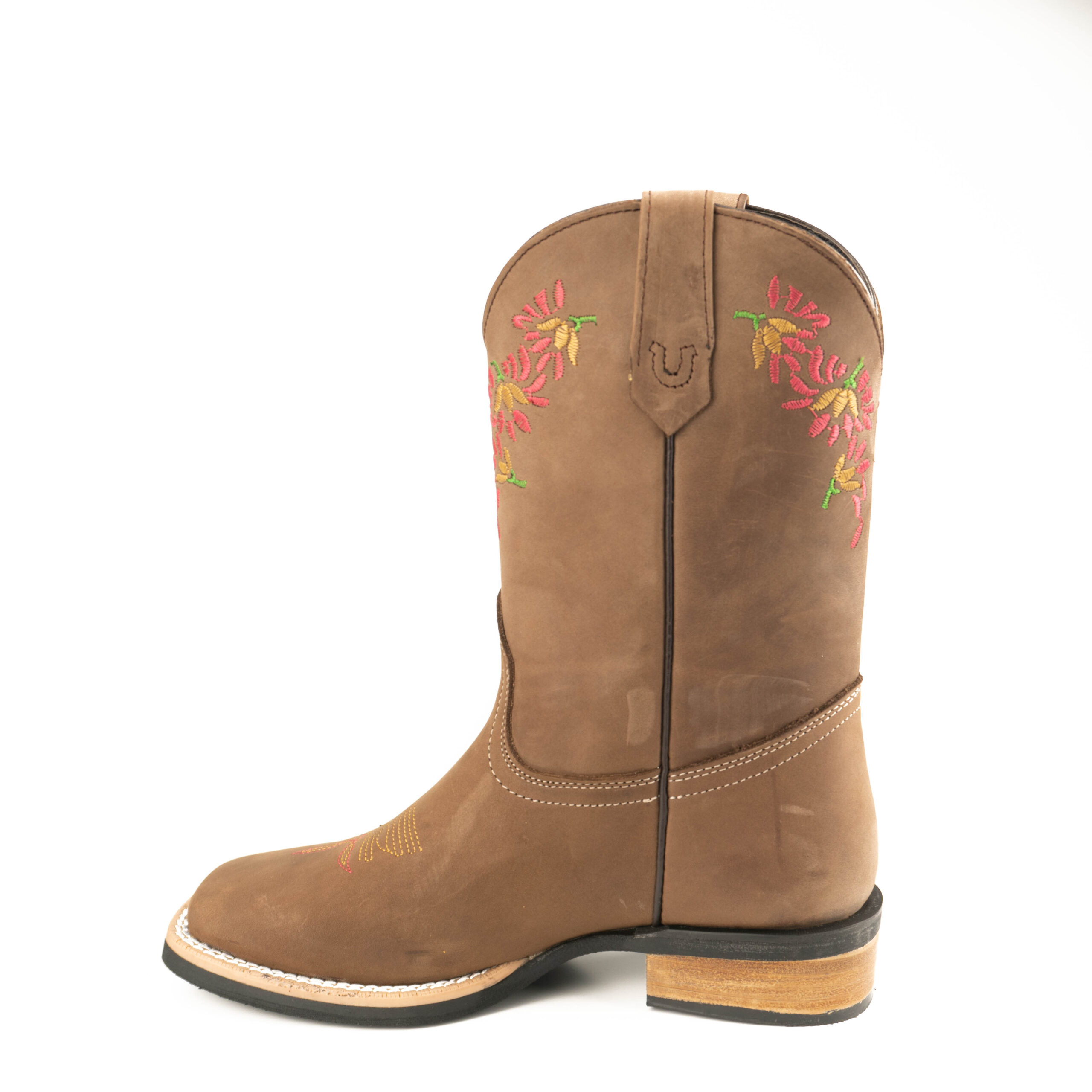 0221CDD Bota Caballo Dorado dama y juvenil rodeo flores - Image 5